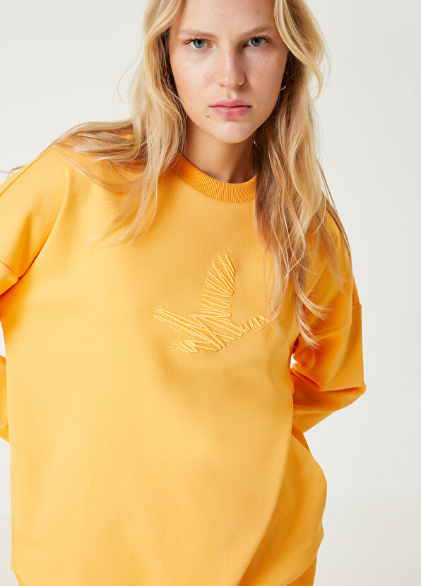 Beymen Club Turuncu Oversize Sweatshirt - 2