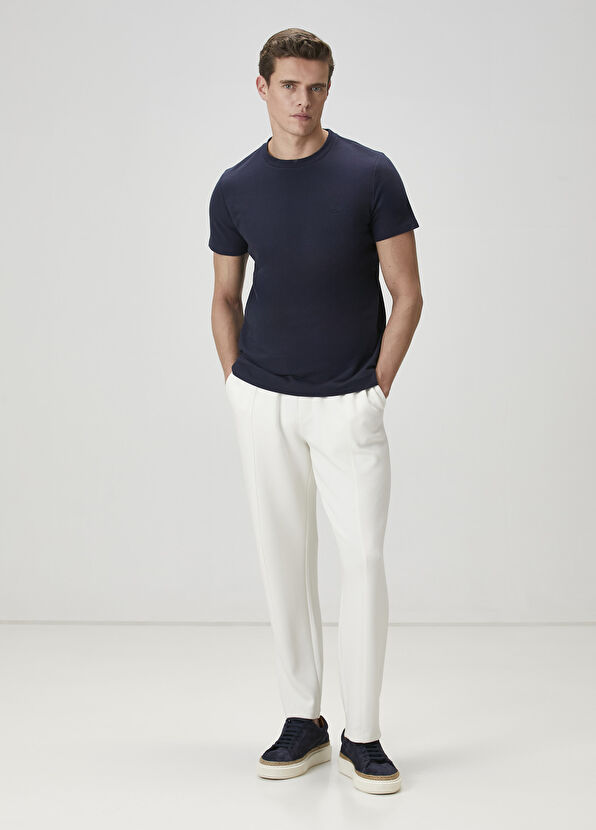 Beymen Club Relaxed Fit Lacivert Basic T-shirt - 3