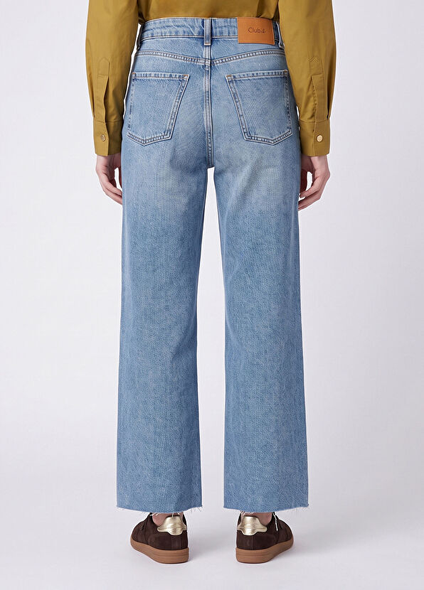 Beymen Club Blue Wide Leg Jeans - 4