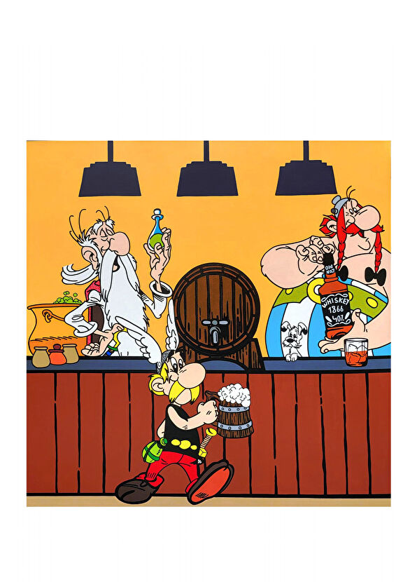 Red Art İstanbul Hamid Tolouei Fard Tuval Üzeri Akrilik Resim - 1