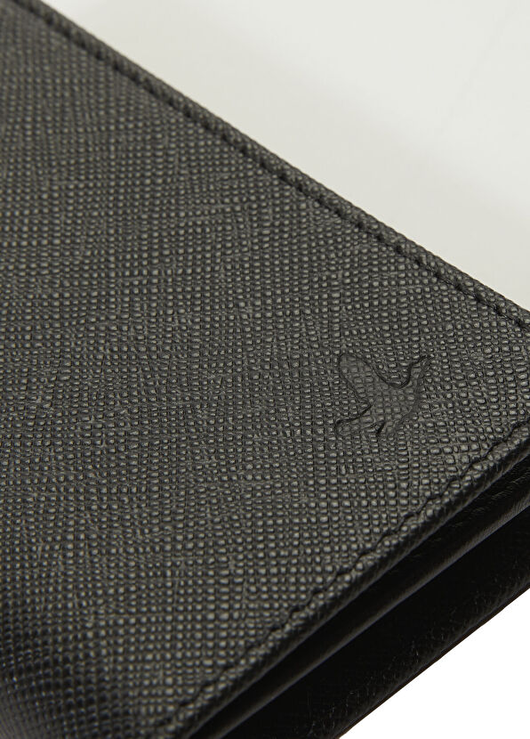 Beymen Club Black Men's Leather Wallet - 4