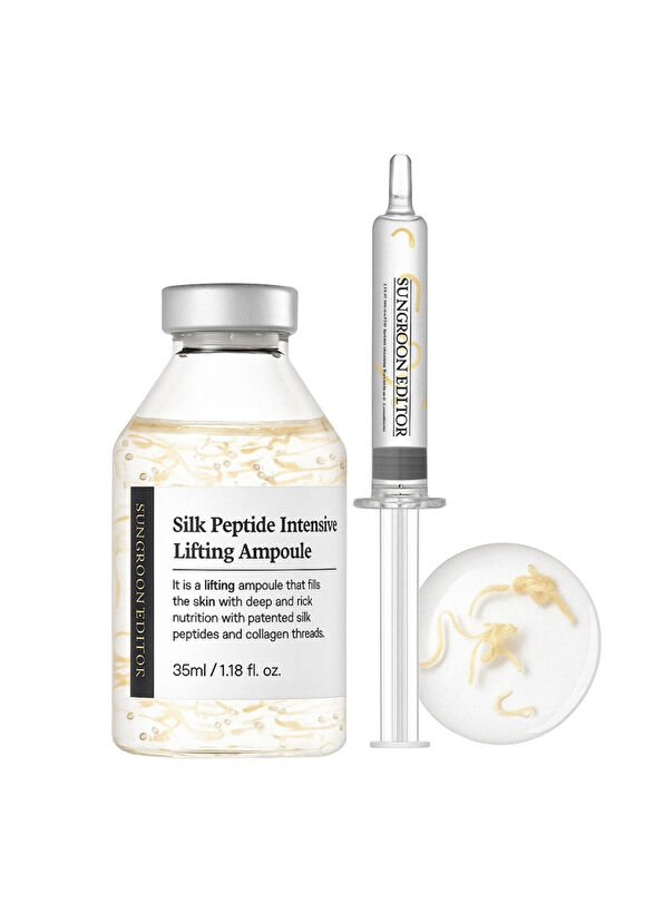 Sungboon Editor Silk Peptide Intensive Lifting Ampoule İpek Peptitleri Ve Kolajen İçeren Sıkılaştırıcı Ampul Cilt Serumu 35 ml - 2