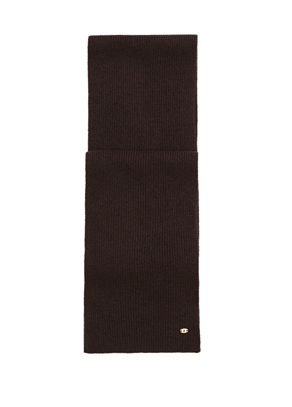 Beymen Club Brown Cashmere Blend Wool Scarf - 1