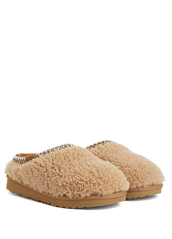 Ugg Tasman Maxi Curly Taba Kız Çocuk Deri Terlik - 2