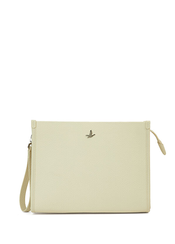 Beymen Club Ecru Women's Bio Vegan Leather Hand Portfolio - 1