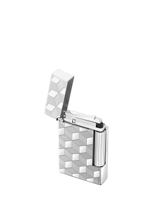 S.T. Dupont Initial Guilloche Grey Lighter - 2