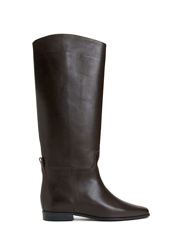 Beymen Club Dark Brown Womens Leather Boots - 1