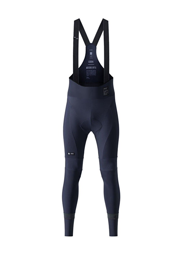GOBIK Absolute 7.0 Navy Blue Men's Strappy Long Cycling Leggings - 1