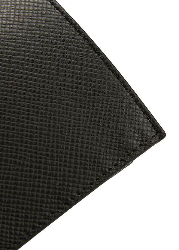 Beymen Collection Siyah Logolu Erkek Deri Cüzdan - 4