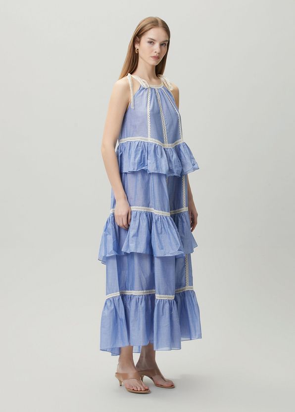 Devotion Mirage Blue Maxi Beach Dress - 2