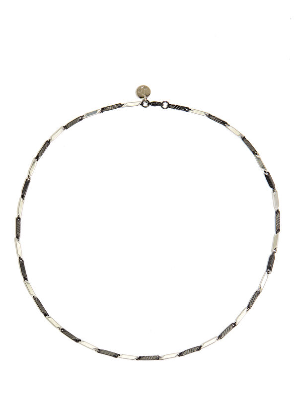 Beymen Club Silver İki Renkli Erkek Çelik Kolye - 1