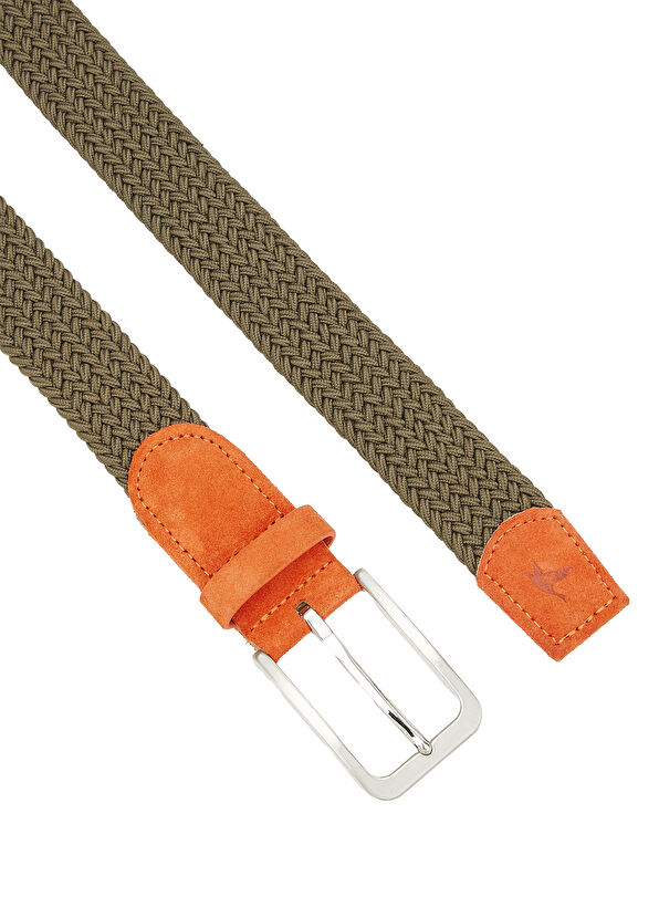 Beymen Club Khaki Men's Leather Belt - 2