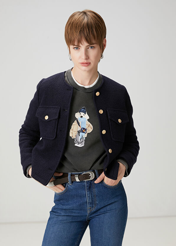 Beymen Club Navy Blue Wool Jacket - 4