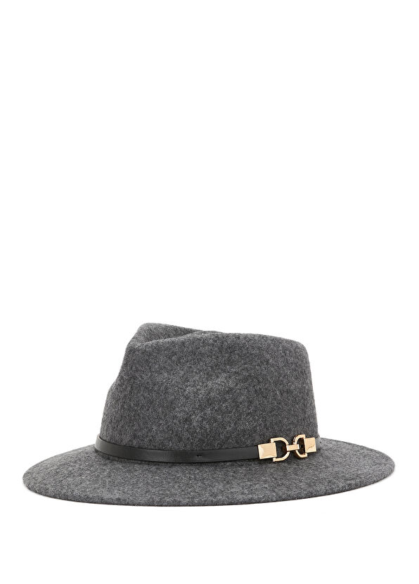 Beymen Club Grey Band Detailed Women's Wool Hat - 2