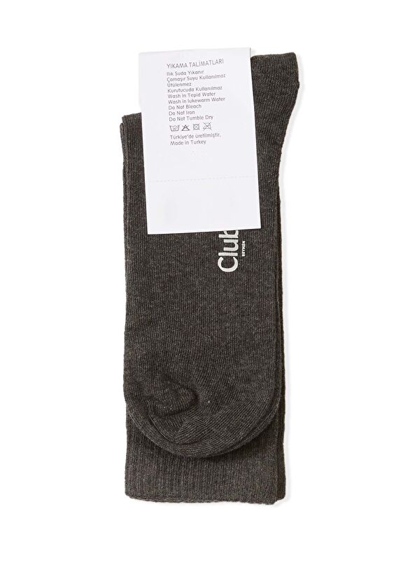 Beymen Club Antrasit Kaz Nakışlı Erkek Spor Çorap - 2