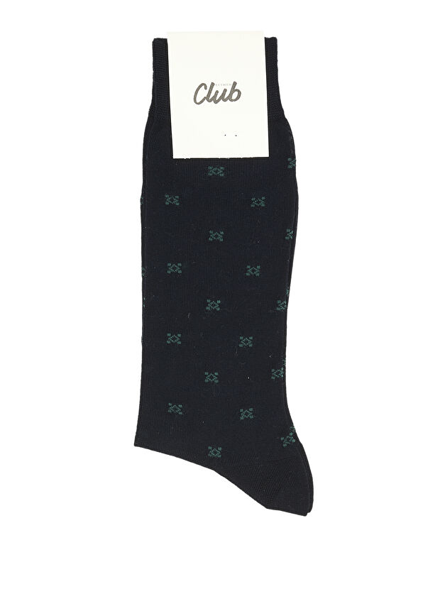 Beymen Club Lacivert Desenli Erkek Çorap - 2