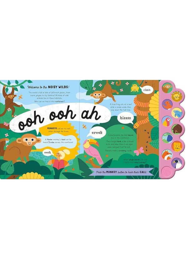 North Parade Publishing - Wilds 10 Button Sound Book Yabancı Dil Sesli ...