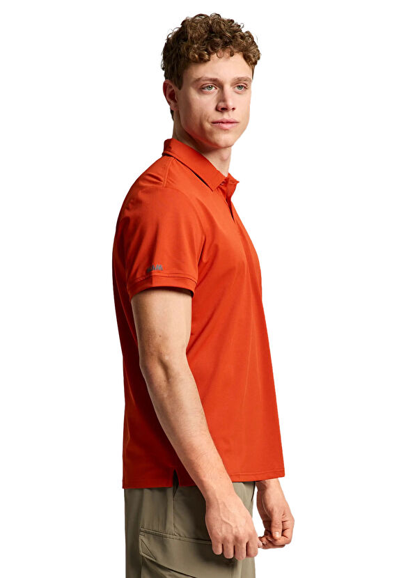 Slam Tech Pique Kırmızı Polo Yaka Kısa Kollu Erkek T-Shirt - 2