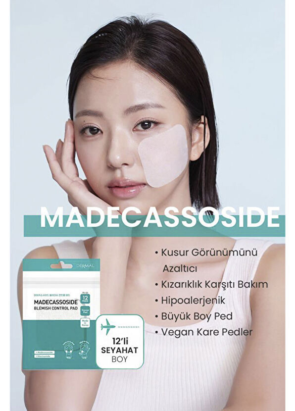 Dermal Madecassoside Yatıştırıcı 12'li Leke Kontrol Pedi  - 2