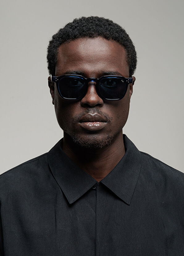 Lowkey Depth Lacivert Asetat Unisex Güneş Gözlüğü - Görsel 3