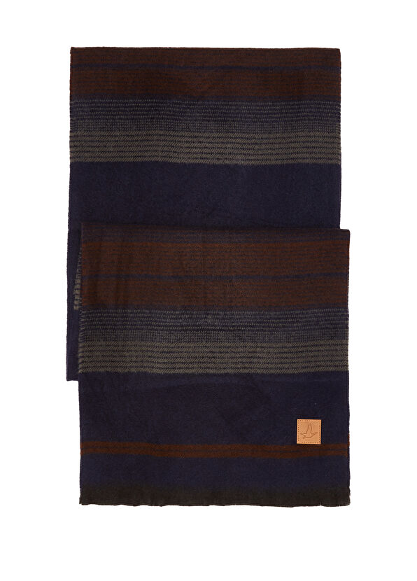 Beymen Club Colorblocked Striped Men's Scarf - 1