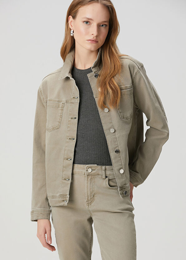 Beymen Club Haki Denim Ceket - 1