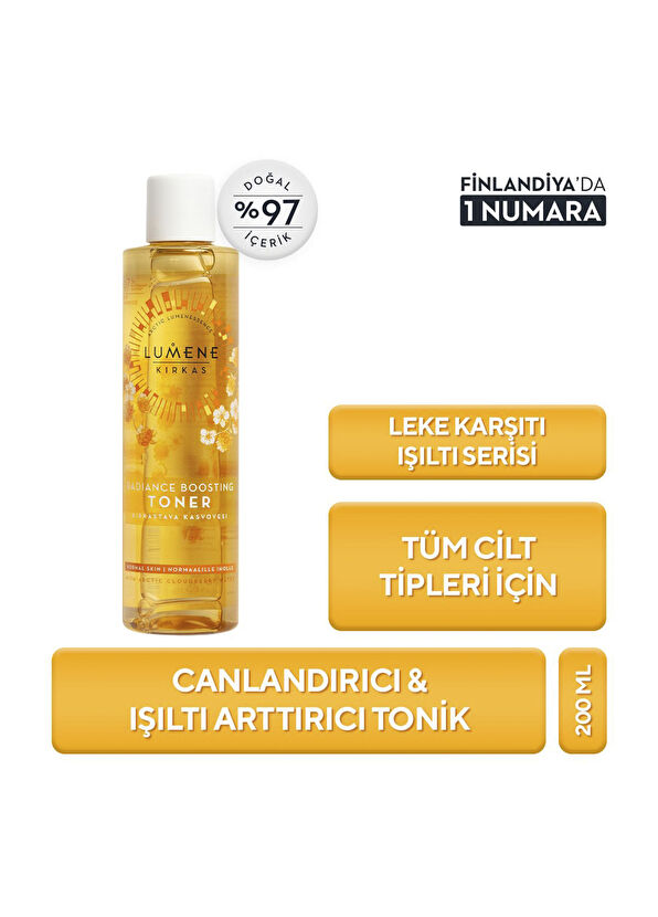 Lumene Radiance Boosting Toner Canlandırıcı Işıltı Arttırıcı Yüz Toniği 200 ml - 2