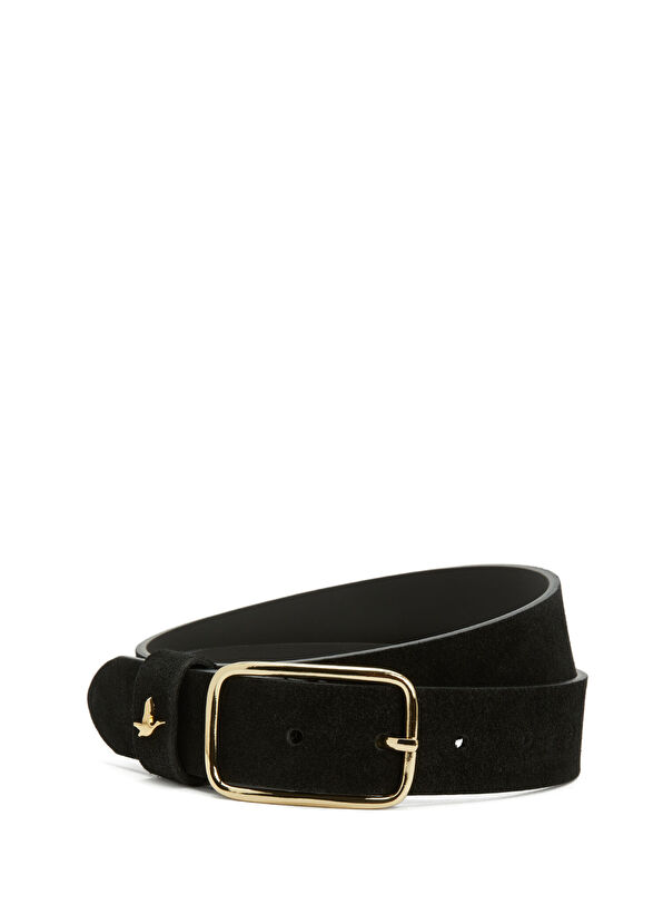 Beymen Club Black Women's Suede Belt - 1