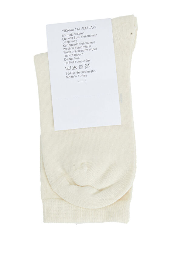 Beymen Club Cream Women's Socks - 2