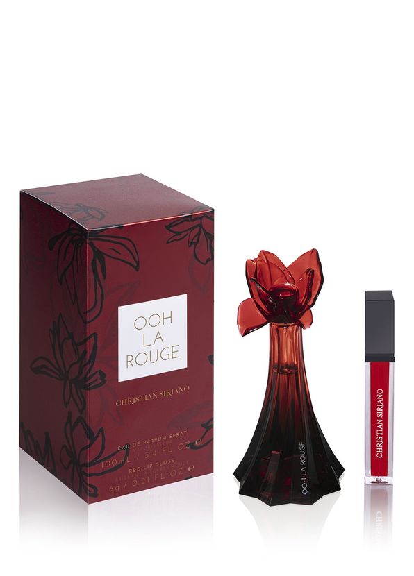 Christian Siriano Ooh La Rouge EDP 100 ml+ Lip Gloss Kadın Parfüm Seti - 1