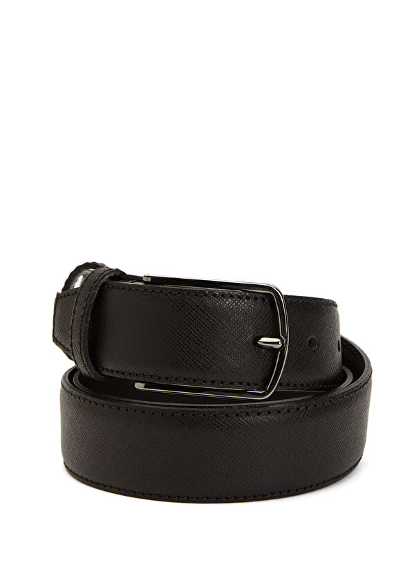 Beymen Club Siyah Erkek Deri Kemer - 1