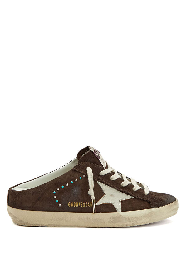 SStar Koyu Kahverengi Kadın Deri Terlik - Görsel 2