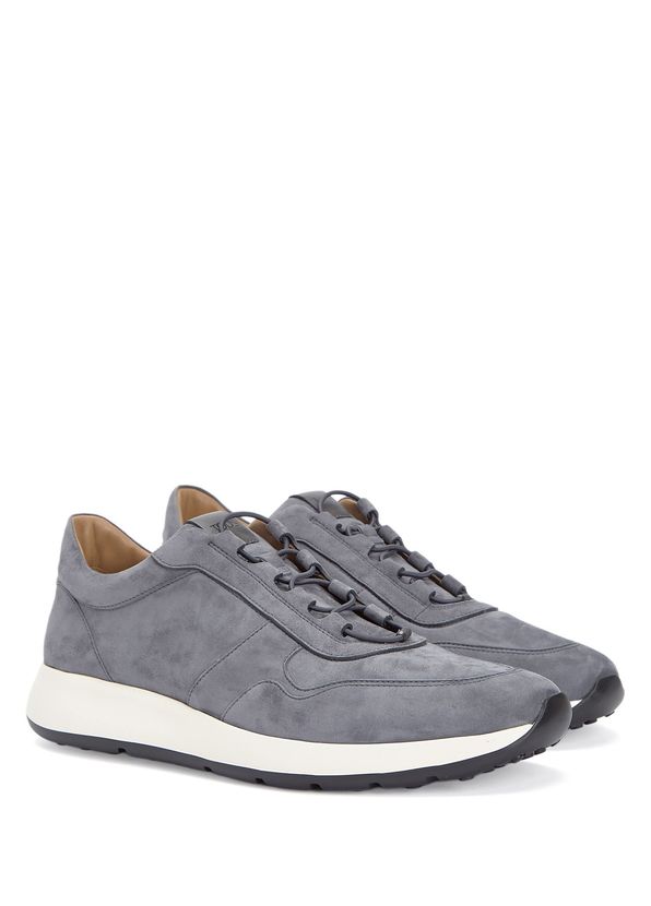 Tod's Grey Men's Nubuck Sneakers - 2
