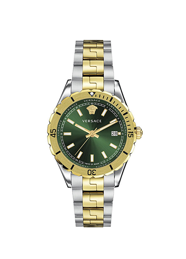 VRSCVE3A00720 Altın Rengi Metalik Gri Çelik Erkek Kol Saati - Görsel 3