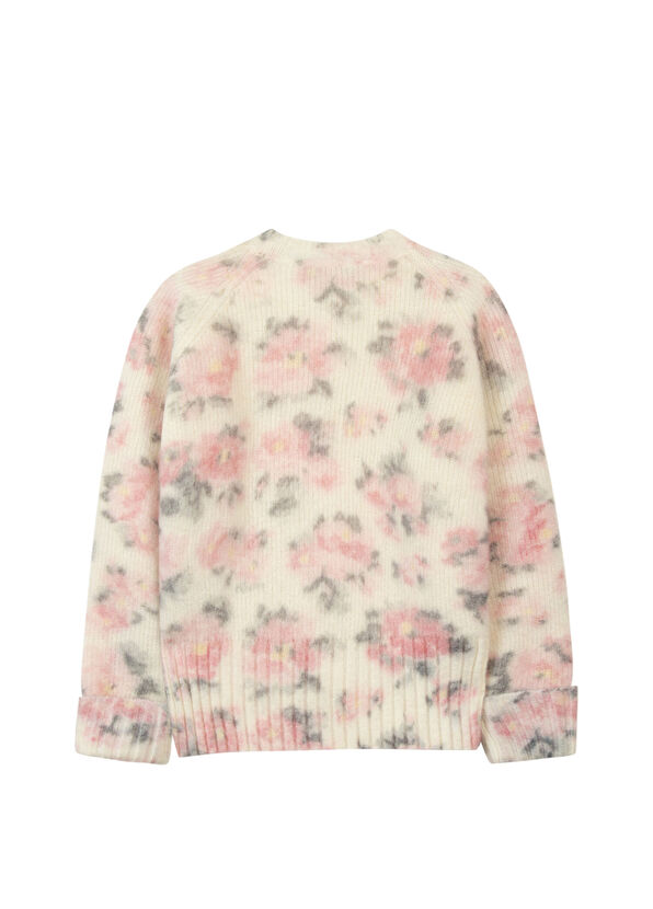 Tartine Et Chocolat Rose Patterned Girl's Sweater - 2