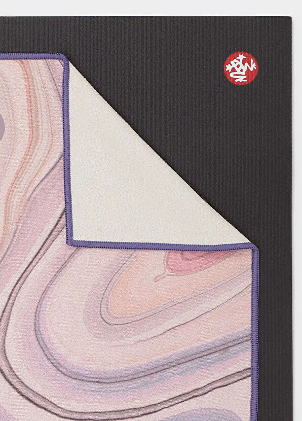 Manduka Yogitoes® Pink Ether Yoga Mat Towel - 3