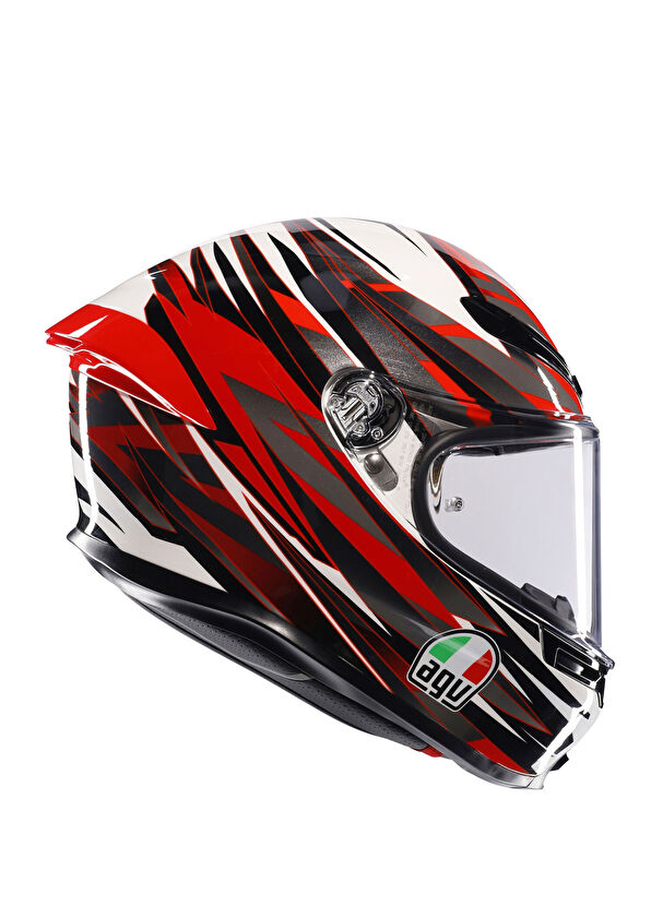 Agv K6 S Reeval White Red Grey Kapalı Unisex Kask - 2