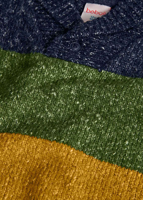 Boboli Colorful Striped Long Sleeve Boy's Sweater - 3