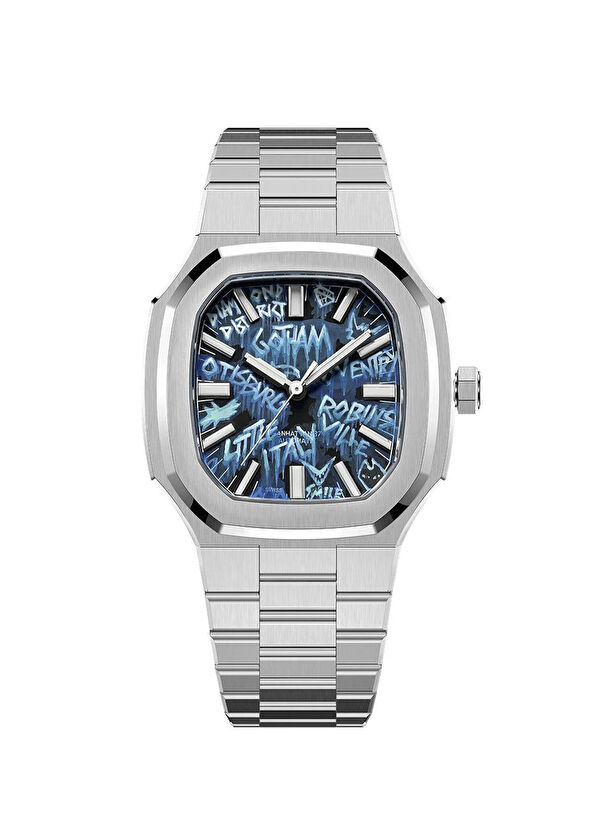 Maen Manhattan 37 IFL.02 Silver Steel Men's Wristwatch - 1