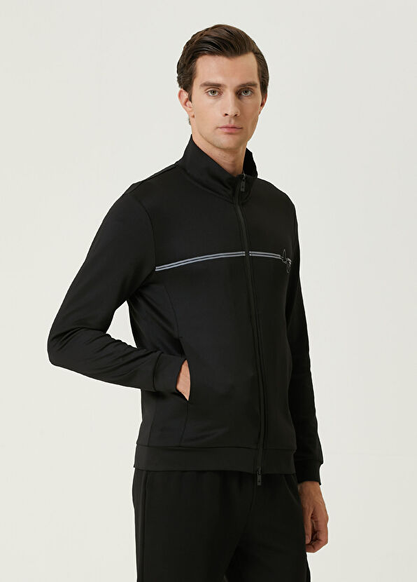 Beymen Club Siyah Çift Kaz Detaylı Sweatshirt - 4