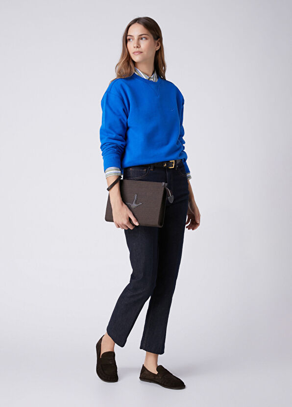 Beymen Club Cobalt Basic Sweatshirt - 3