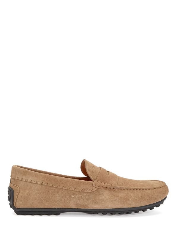Tod's Koyu Bej Erkek Nubuk Driver - 1