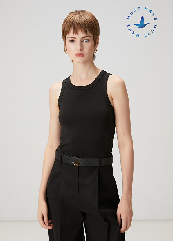 Beymen Club Black Camisole Tank Top - 1