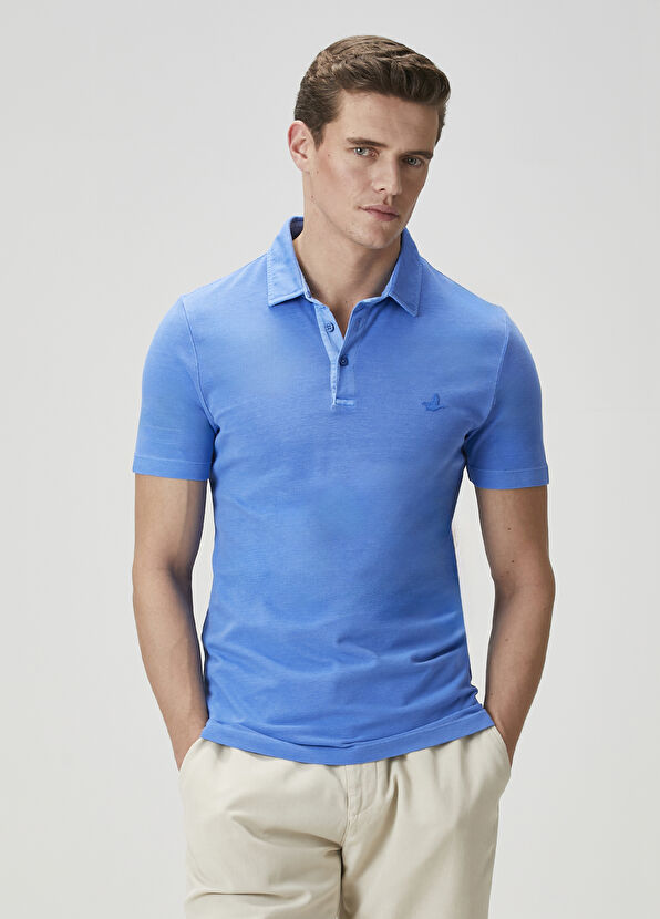 Beymen Club Comfort Fit Blue Polo T-Shirt - 2