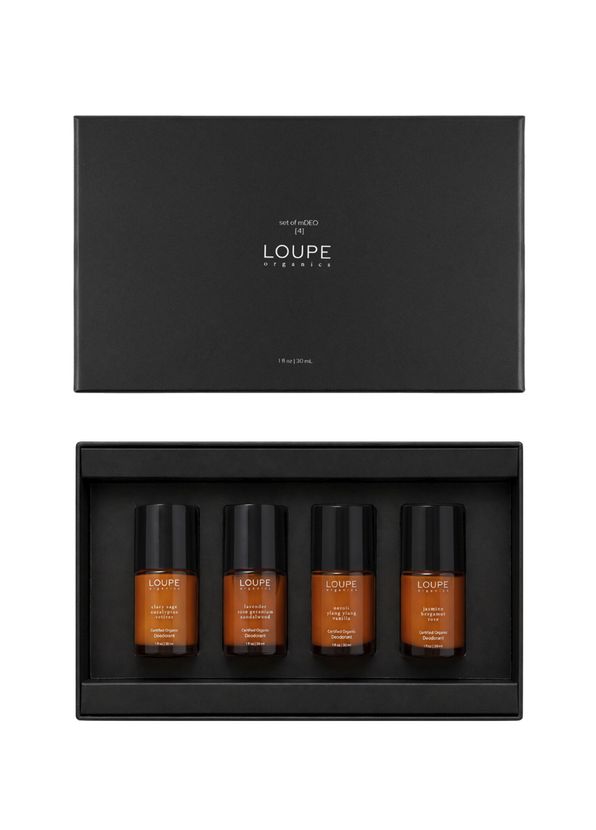 Loupe Mini Deo Organic Unisex Roll On Set of 4 30 ml - 2