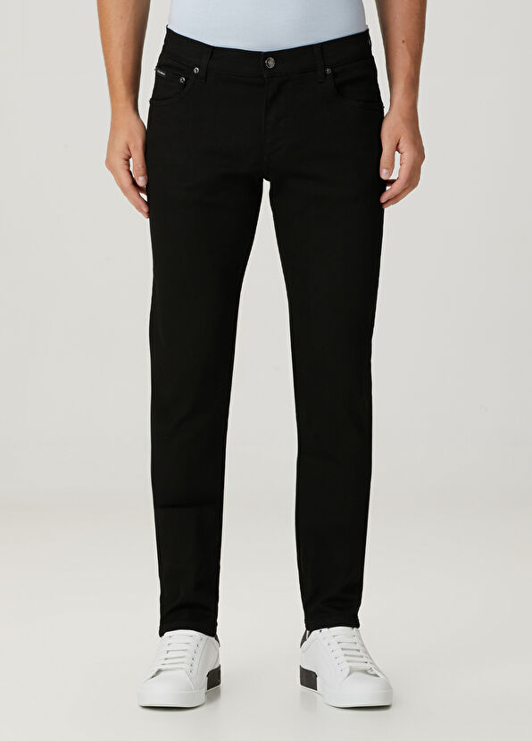 Siyah Jean Pantolon - Görsel 4