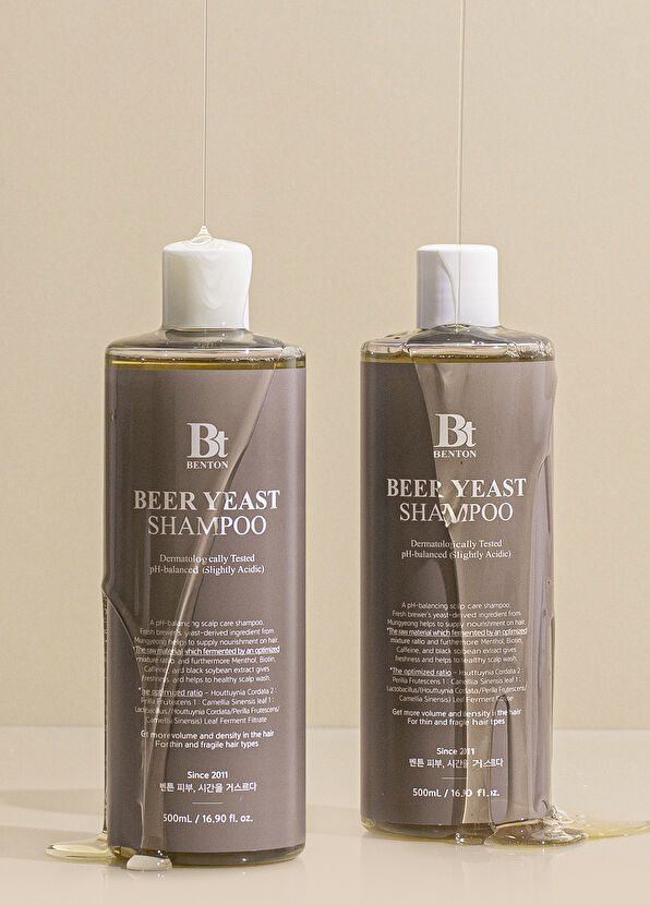 Benton Beer Yeast Hacim ve Işıltı Veren Şampuan 500 ml - 3