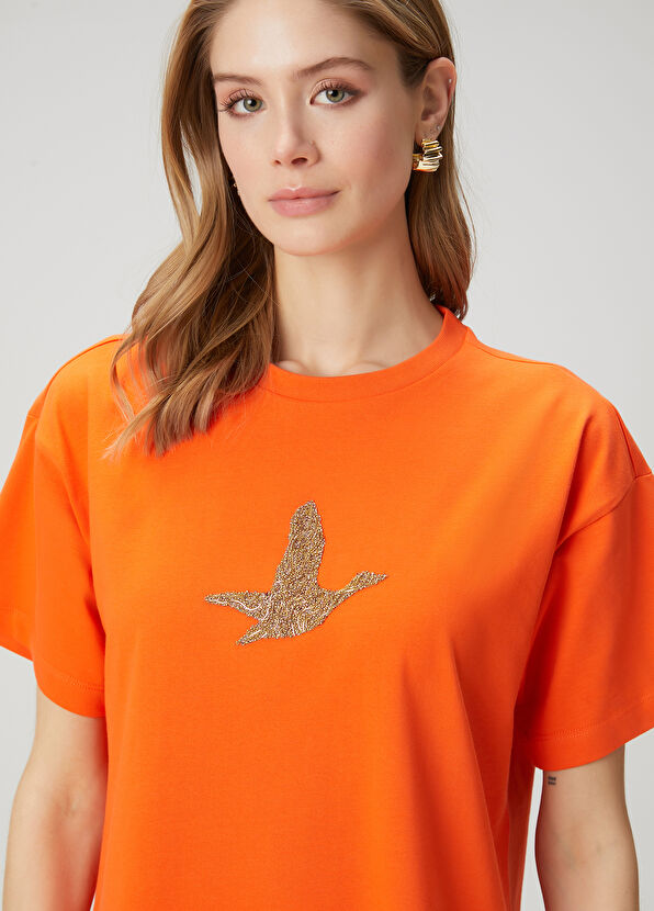 Beymen Club Mercan Tafta Etekli Mini Elbise - 4