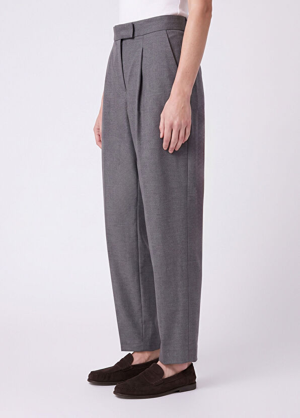Beymen Club Carrot Shaped Flannel Trousers - 3