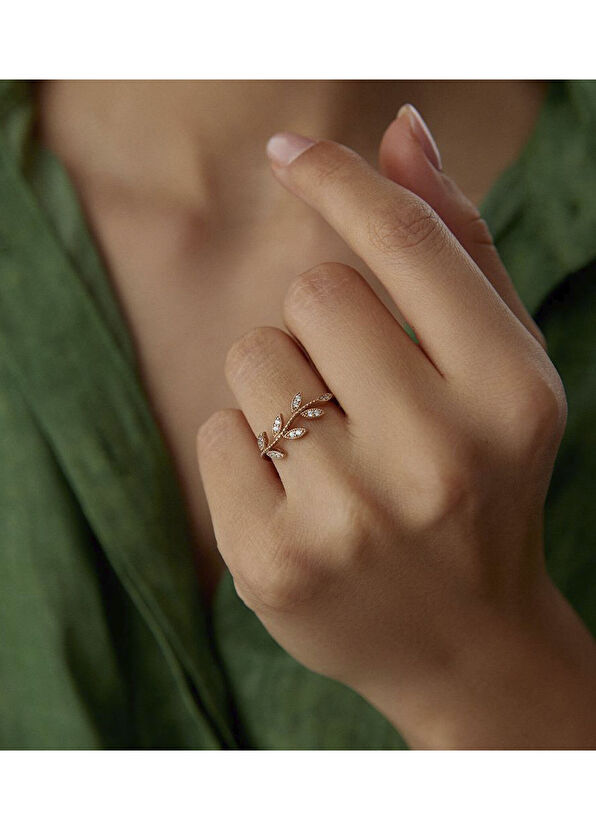 Hamza Yilmaz Jewelry Flora 14K Rose Gold Women's Ring - 2